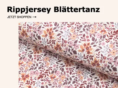 Rippjersey Blättertanz