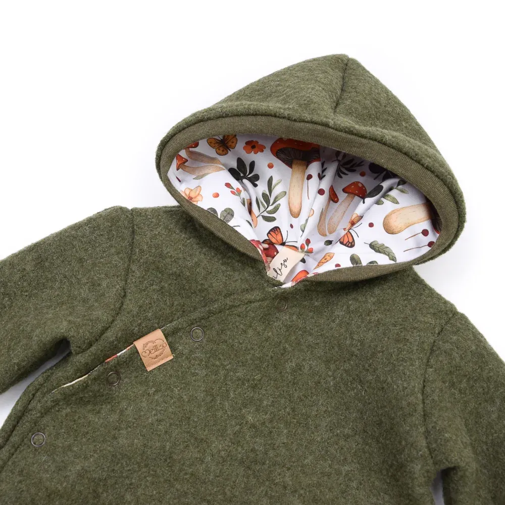 Walkoverall | khaki meliert