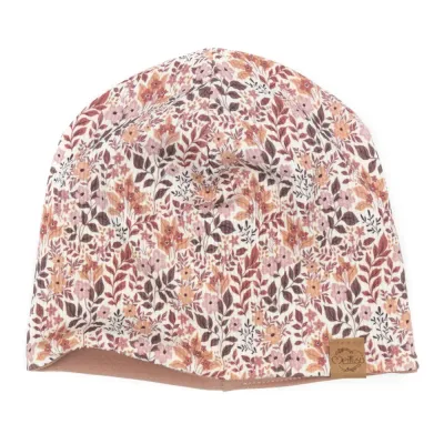 Wendemütze | Rippjersey Blättertanz | Gr. 45-47 cm