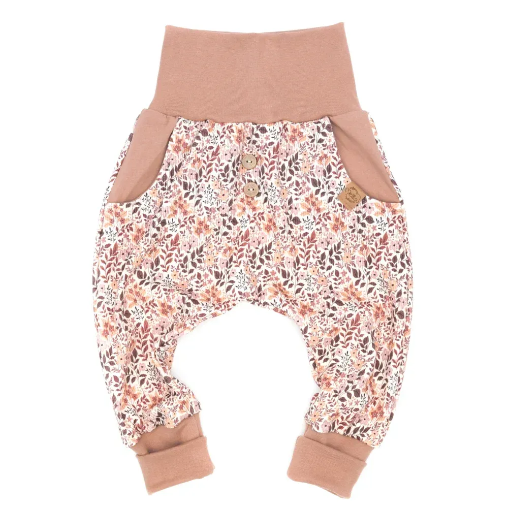 Pumphose | Rippjersey Blättertanz | Gr. 86/92 Pumphose | Rippjersey Blättertanz | Gr. 86/92