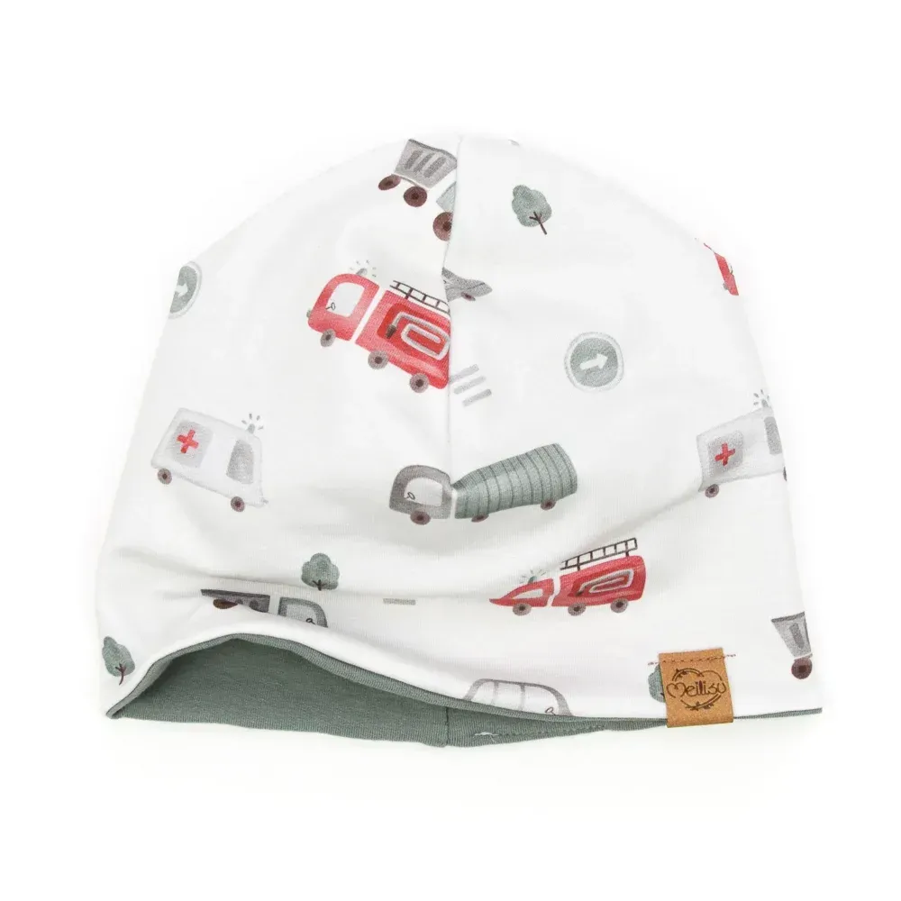 Wendemütze | Feuerwehr & Co. | Gr. 45-47 cm Wendemütze | Feuerwehr & Co. | Gr. 45-47 cm