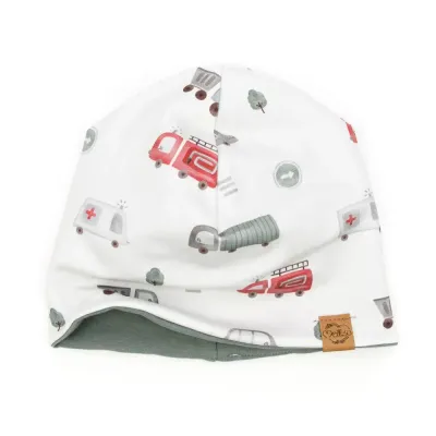 Wendemütze | Feuerwehr & Co. | Gr. 45-47 cm Wendemütze | Feuerwehr & Co. | Gr. 45-47 cm