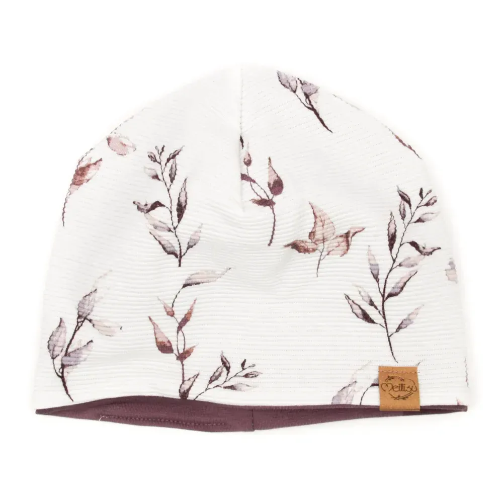 Wendemütze | Rippjersey Fiora | Gr. 45-47 cm Wendemütze | Rippjersey Fiora | Gr. 45-47 cm