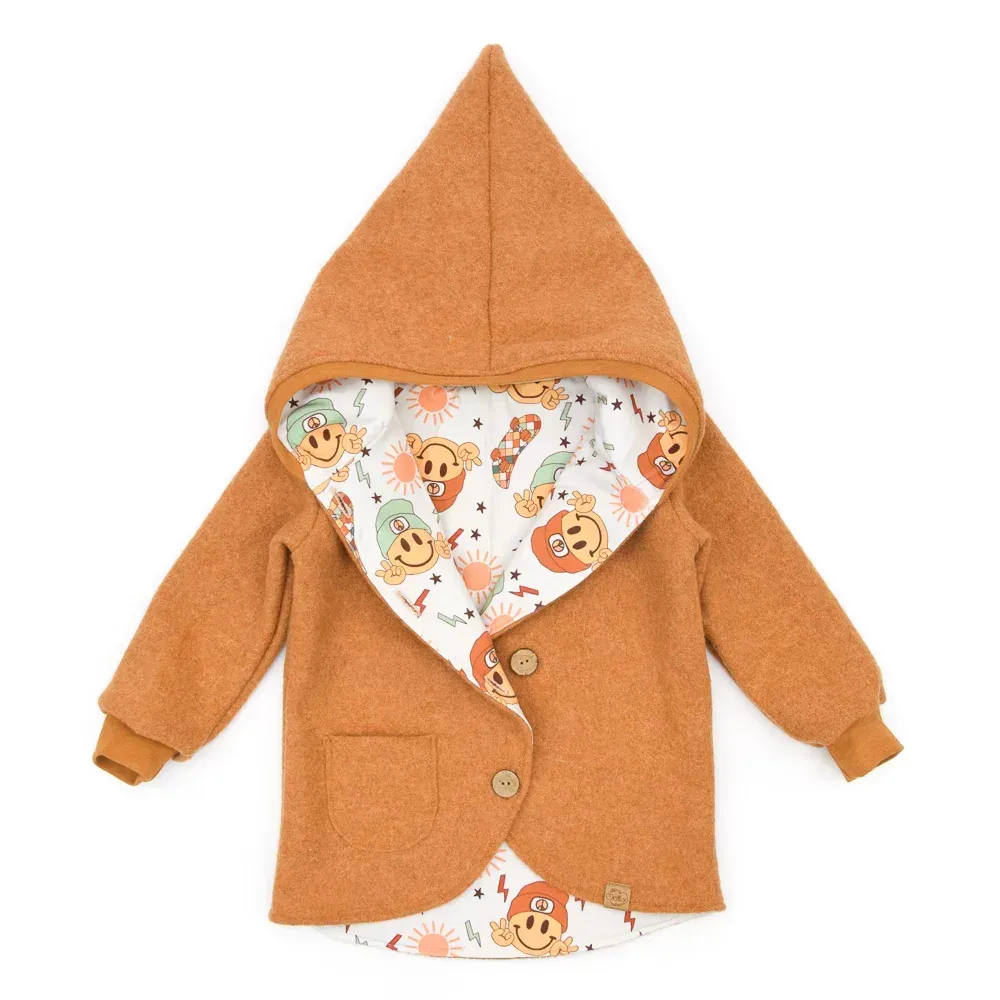 Walkjacke | curry | Größe 86/92 Walkjacke | curry | Größe 86/92