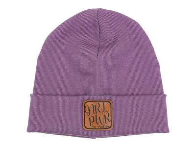 Hipster Mütze | Feinripp | lavendel | Gr. 48-50 cm Hipster Mütze | Feinripp | lavendel | Gr. 48-50 cm