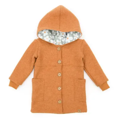 Walkmantel | curry | gerade | Größe 98/104