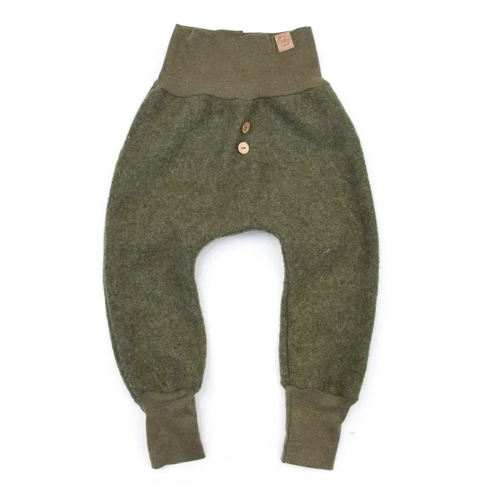 Walkhose | khaki meliert | Größe 92/98 Walkhose | khaki meliert | Größe 92/98