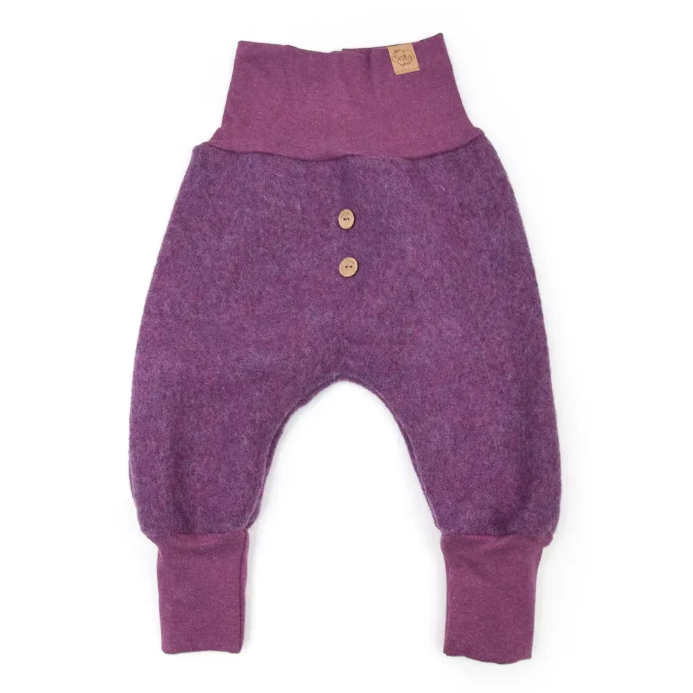 Walkhose | beere meliert | Größe 74/80 Walkhose | beere meliert | Größe 74/80