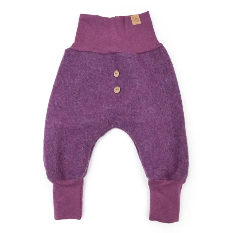 Walkhose | beere meliert | Größe 74/80 Walkhose | beere meliert | Größe 74/80