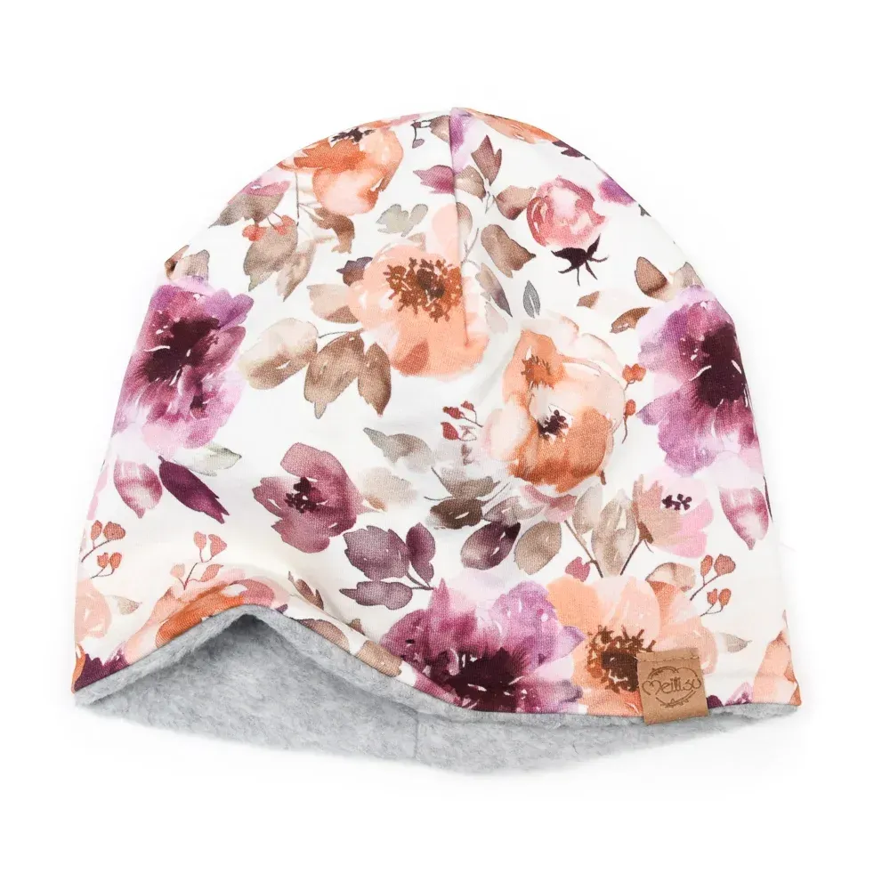 Wendemütze | Wildrose | Gr. 49-51 cm Wendemütze | Wildrose | Gr. 49-51 cm