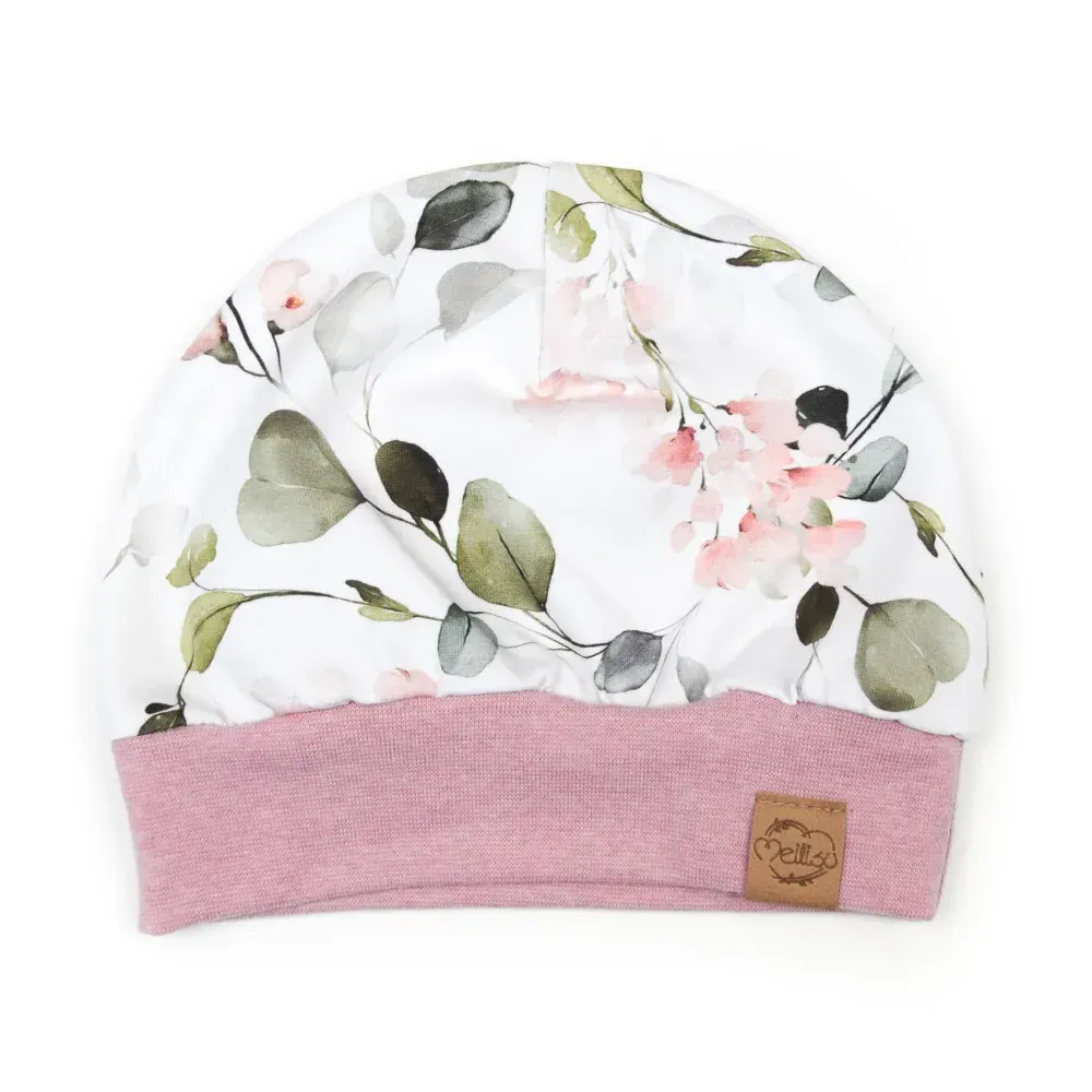 Bündchenmütze | Eukalyptusblüte | Gr. 48-50 cm Bündchenmütze | Eukalyptusblüte | Gr. 48-50 cm