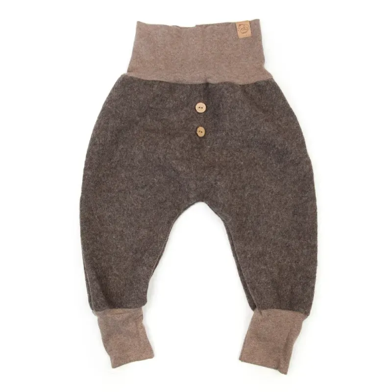 Walkhose | braun meliert | Größe 86/92 Walkhose | braun meliert | Größe 86/92