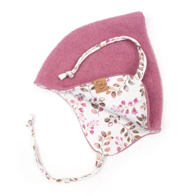 Walkmütze mit Zipfel | altrosa | Gr. 45-47 cm