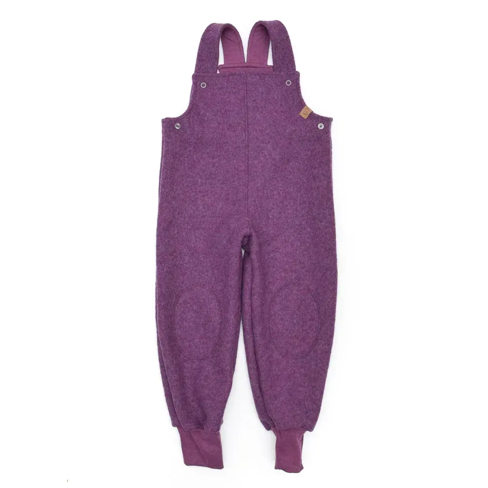 Walklatzhose | beere meliert | Größe 98/104 Walklatzhose | beere meliert | Größe 98/104