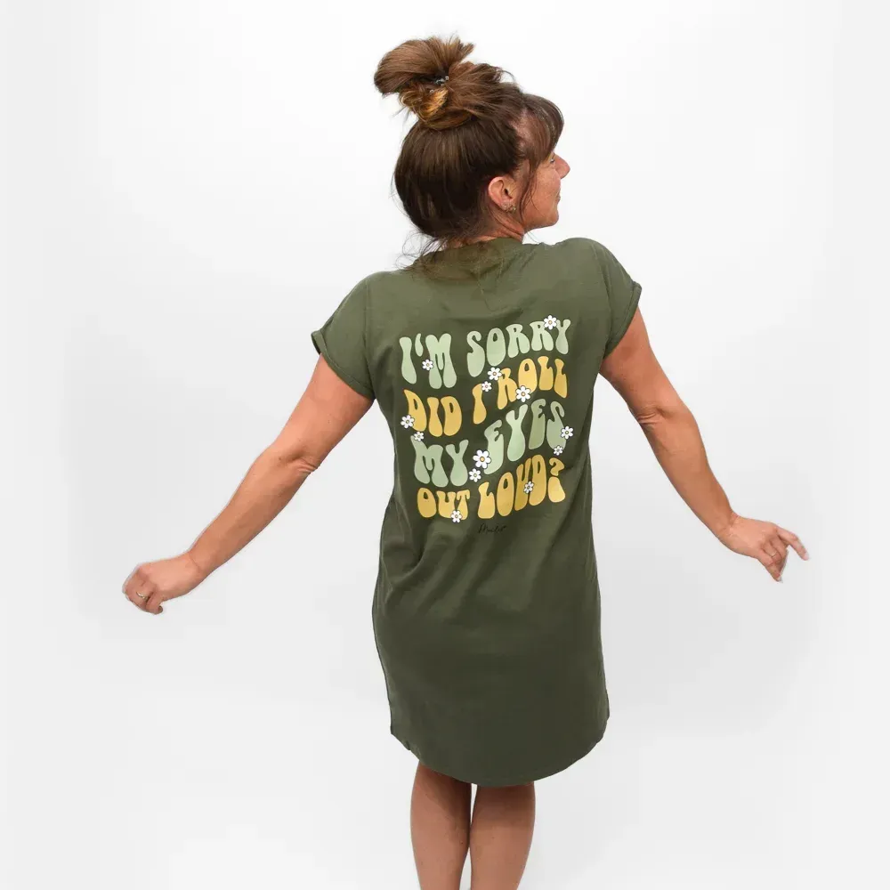 Shirtkleid | Damen | Rolling Eyes | khaki Shirtkleid | Damen | Rolling Eyes | khaki