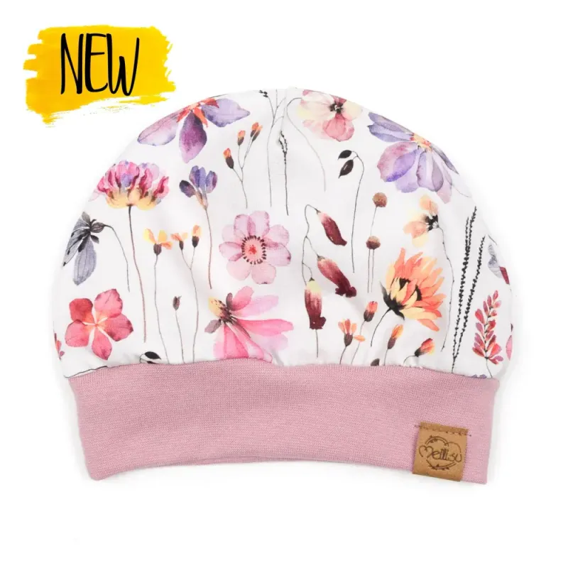 Bündchenmütze | Blumenmeer Bündchenmütze | Blumenmeer