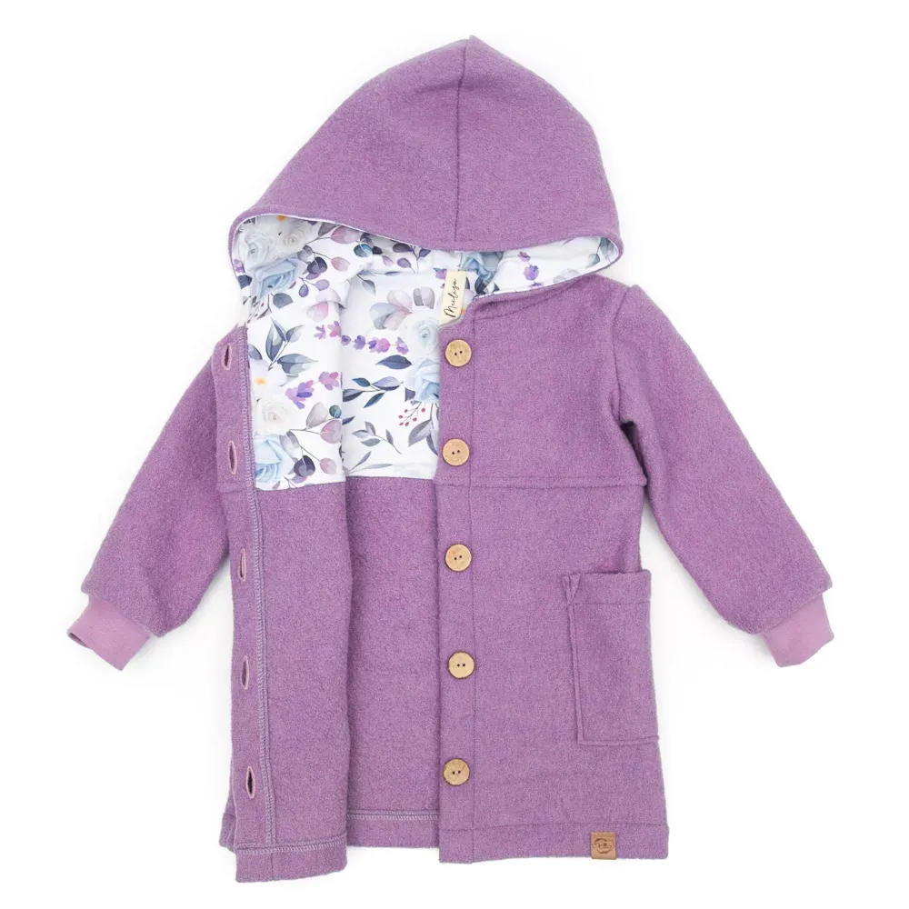 Walkmantel | flieder | gerade