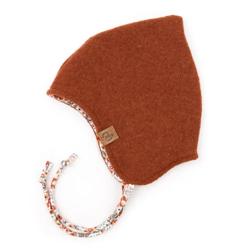 Walkmütze mit Zipfel | rost