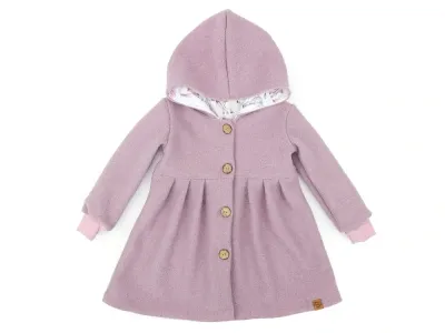 Walkmantel Wollwalk Mantel Mädchen Kinder Meilisu puderrosa rosé