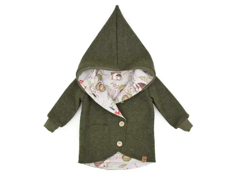 Walkjacke | khaki meliert