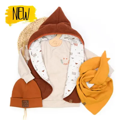 Set | Walk - Cord | Walkweste & Pullover & Hipster & Tuch