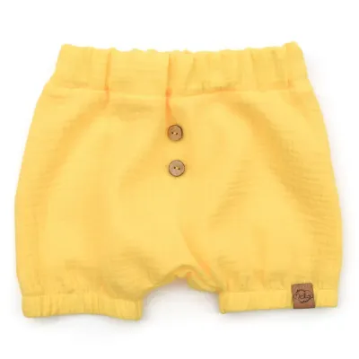 Shorts | Musselin | pastellgelb