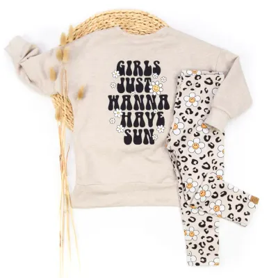 Set | Leo Daisy | Pullover & Leggings