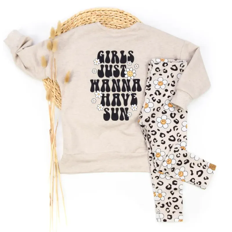 Set | Leo Daisy | Pullover & Leggings