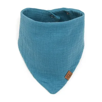 Halstuch | Musselin | rauchblau