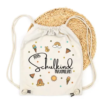 Turnbeutel | Kitakind - Schulkind | Smiley