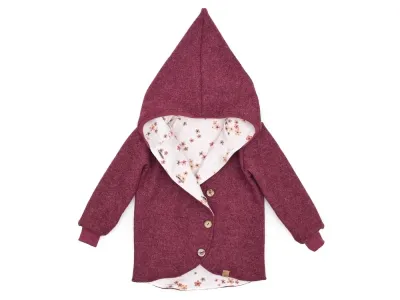 Walkjacke | bordeaux meliert