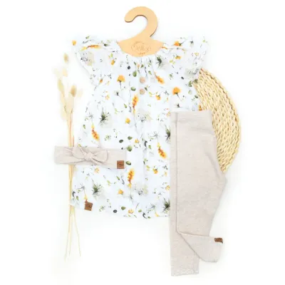 Set | Wildblumen | Sommerkleid & Leggings & Haarband