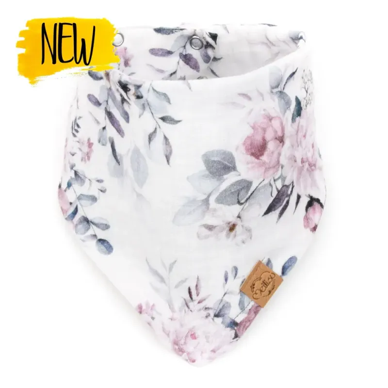 Halstuch | Musselin | Frühlingsrosen