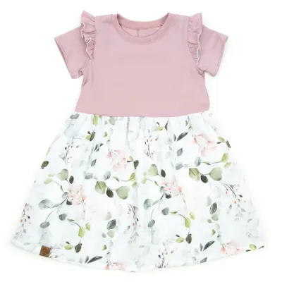 Kleid | lang- & kurzarm | Eukalyptusblüte | rosé