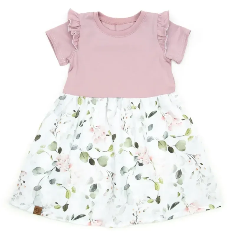 Kleid | lang- & kurzarm | Eukalyptusblüte | rosé