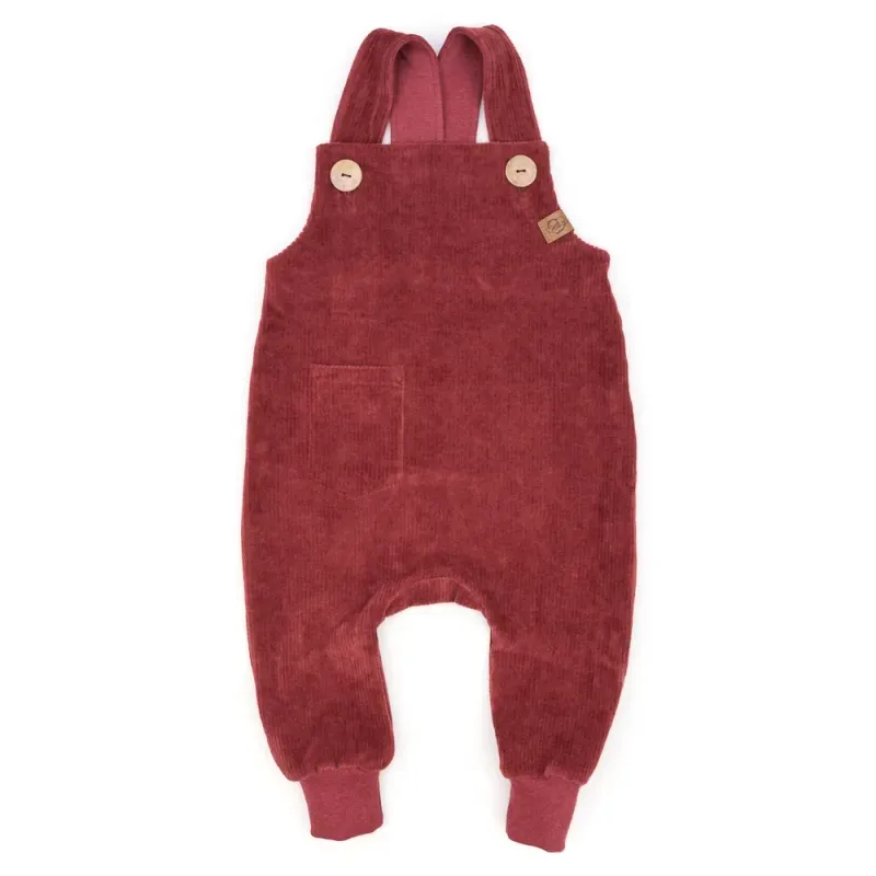 Latzhose | CORD | ziegel