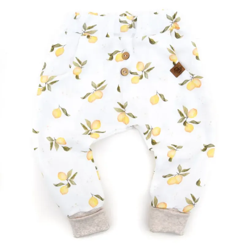 Pumphose | Musselin | Zitrone