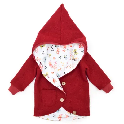 Walkjacke | dunkelrot