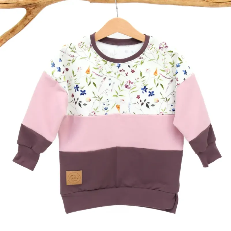 Oversized Pullover | zarter Frühling rosé mauve