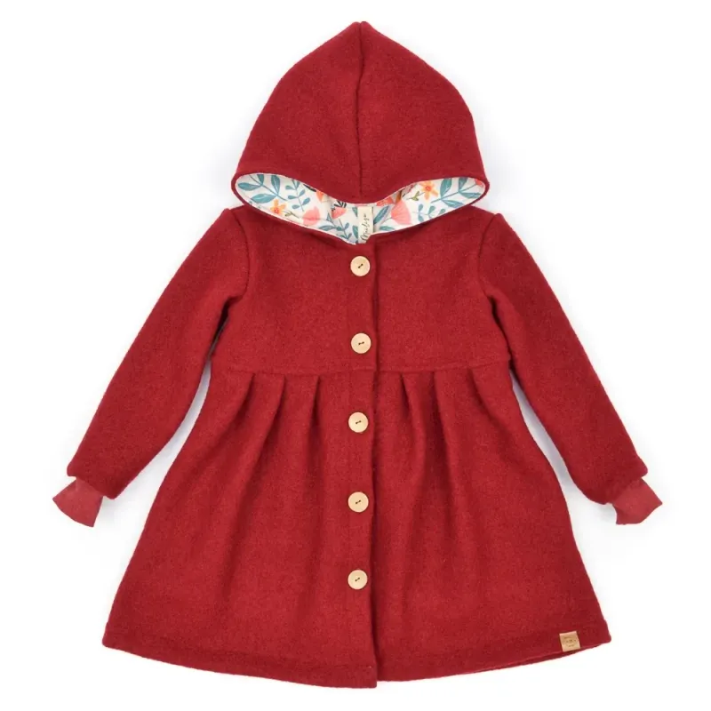 Walkmantel | dunkelrot Walkmantel | dunkelrot