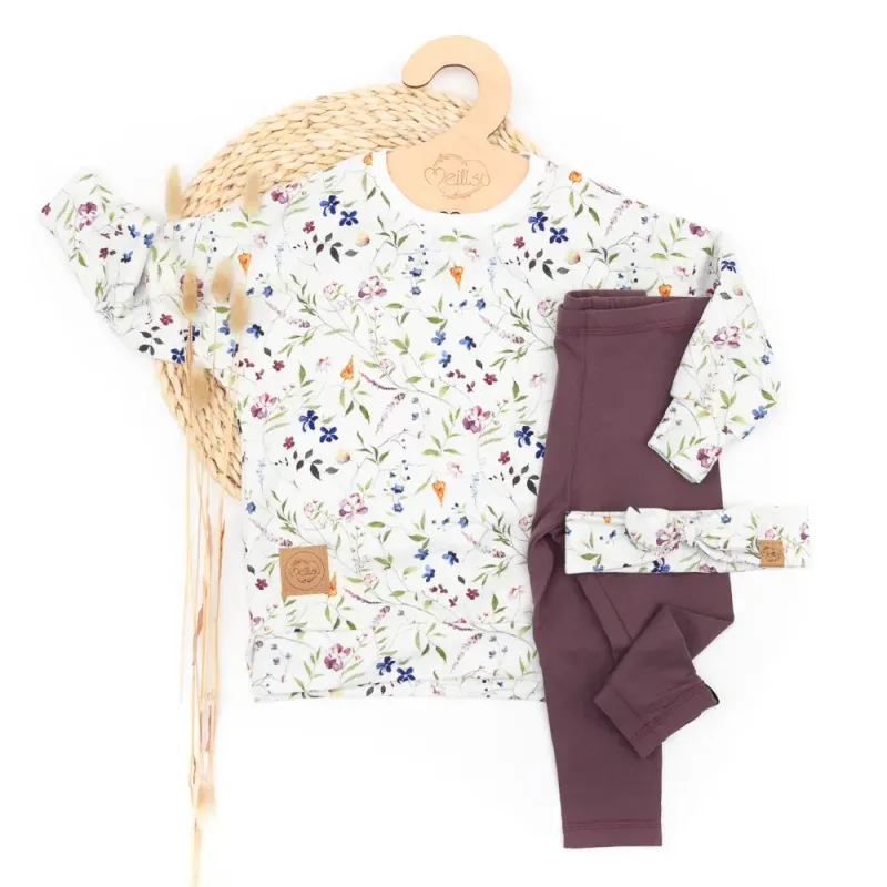 Set | zarter Frühling | Pullover & Leggings & Haarband