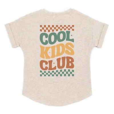 Oversized T-Shirt | COOL KIDS CLUB | creme - orange