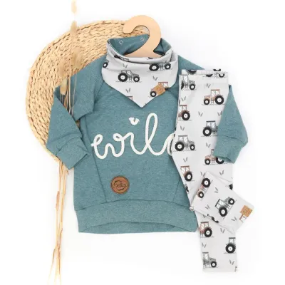 Set | Traktorfahrt | Pullover & Halstuch & Leggings