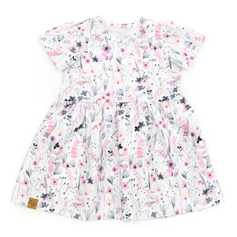 Kleid | lang- & kurzarm | Watercolor Flowers | allover