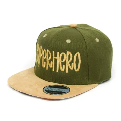 Snapback Cap | oliv | Superhero | KU 48-54 cm