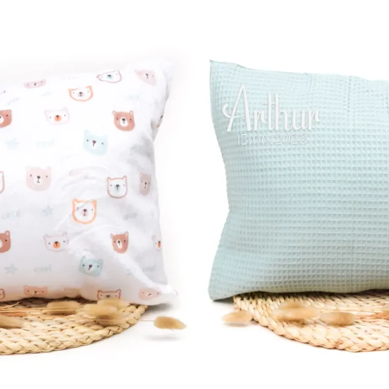 Kissenbezug | cute bear | mint | individualisierbar Kissenbezug | cute bear | mint | individualisierbar