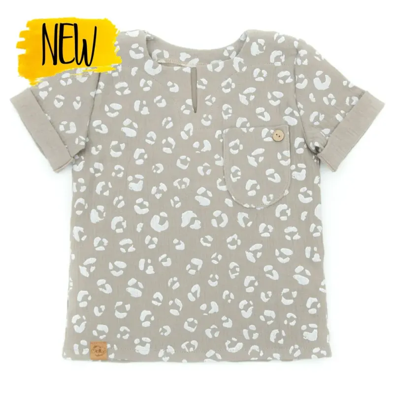 T-Shirt | Musselin | Leo