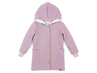 Walkmantel Wollwalk Mantel Mädchen Kinder Meilisu puderrosa rosé