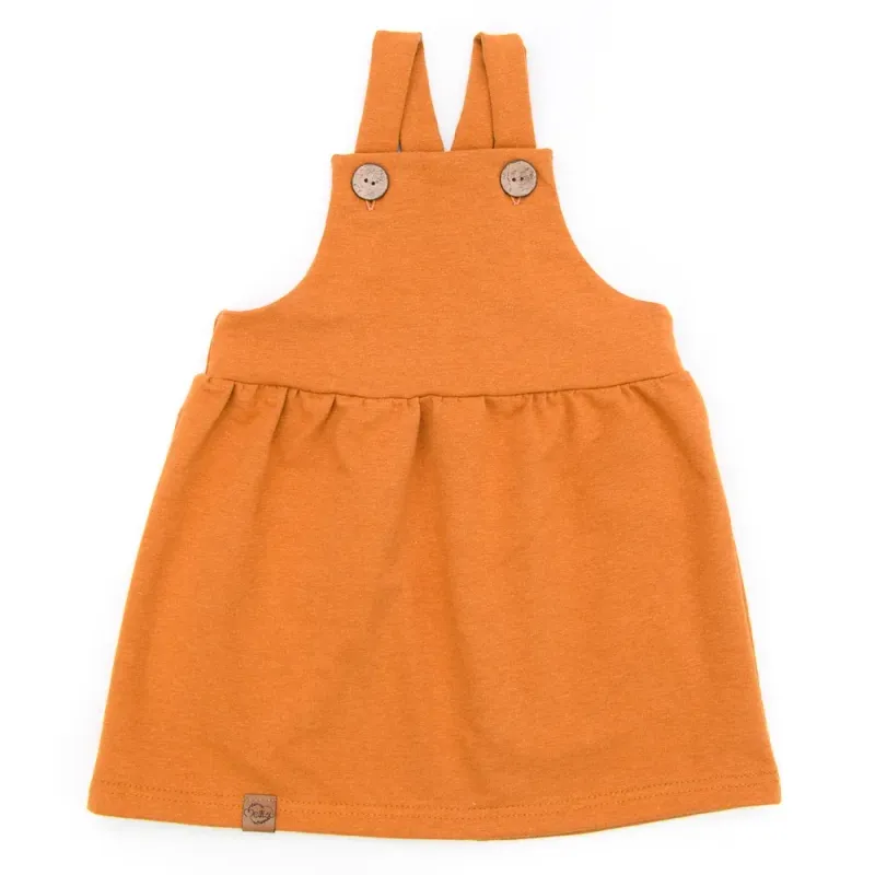 Latzkleid | senfgelb