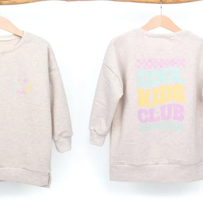 Oversized Pullover COOL KIDS CLUB Kinder creme